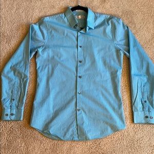 Express Men's Extra Slim Fit Button Down-Medium